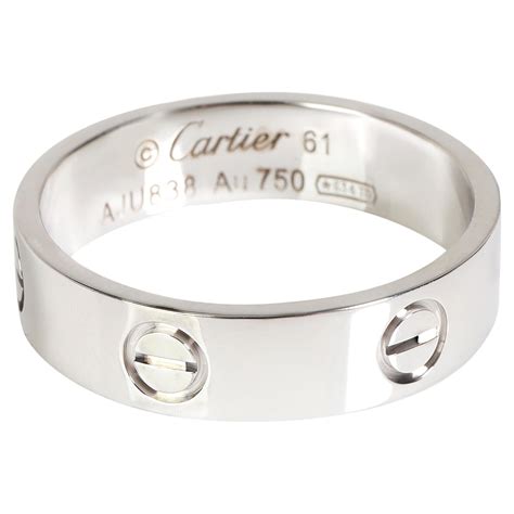 white gold cartier love ring|cartier love ring necklace white gold.